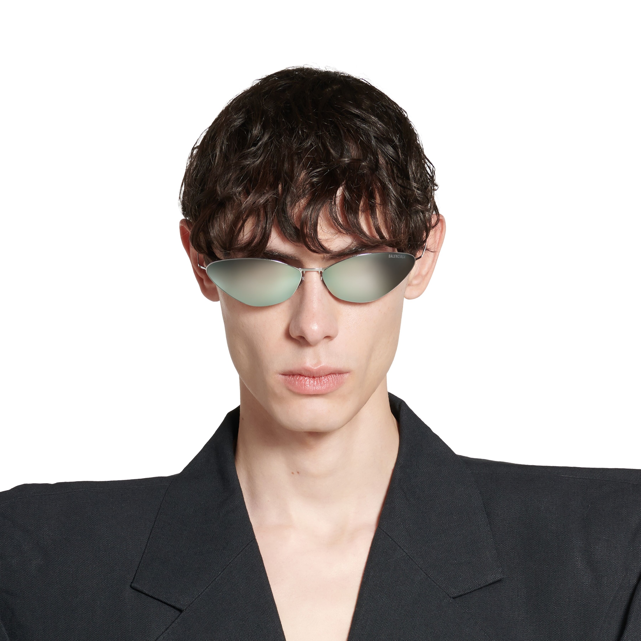 Malibu Round Sunglasses in Silver - Image 2